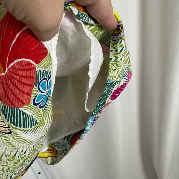 Tommy Bahama Shift Dress Tropical Toucan Linen Blend Sleeveless‎ Vacation Resort - Picture 5 of 9